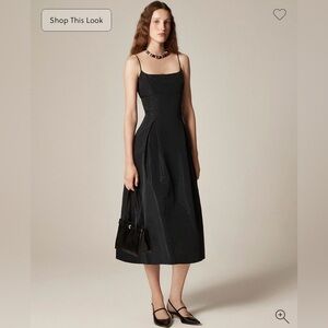 J.Crew Collection Pleated Evening Dress in Taffeta